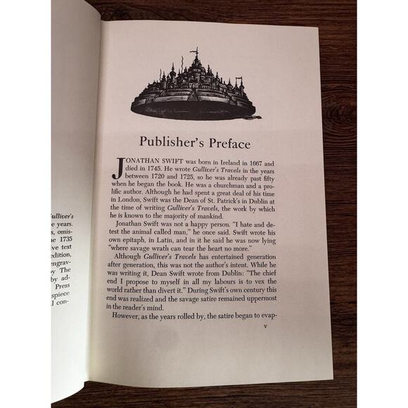 Gullivers Travels Jonathan Swift - Collectors Edition Leather 1976 - Picture 7 of 8